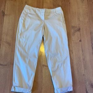 Tan crop pants from WHBM